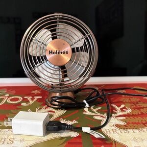 Holmes Copper Desk Fan